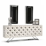 JVmoebel Sideboard 51 x 88 x 223 cm Weiß