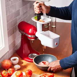 KitchenAid 5KSMFVSFGA Fleischwolf + Pürier-Set