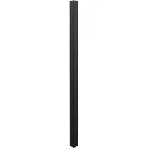 GAH Alberts Klobenpfosten für Einzeltore 6 x 6 x 100 cm Aluminium Schwarz
