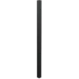 GAH Alberts Klobenpfosten für Einzeltore 6 x 6 x 100 cm Aluminium Schwarz