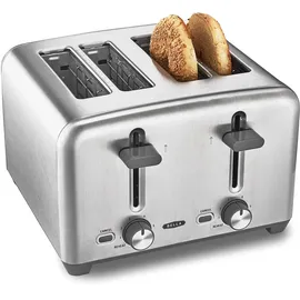Bella 4-Scheiben-Toaster Edelstahl