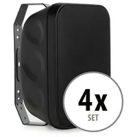 McGrey OLS-5251BK Outdoor-Lautsprecher 4X Set - Zwei-Wege-System - IP56
