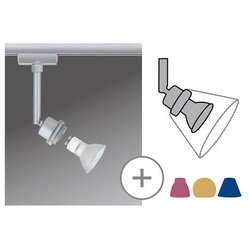 URail Schienenspot DecoSystems Einzelspot GZ10 250lm 3,5W 2700K dimmbar 230V Chrom matt