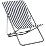 Lafuma Maxi Transat Gartenstuhl 0 x 0 x 0 cm grau/weiß