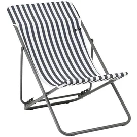 Lafuma Maxi Transat Gartenstuhl 0 x 0 x 0 cm grau/weiß