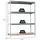 Proregal Schwerlastregal Big Wood Yeti Four HxBxT 200 x 120 x 75 cm Fachlast 400 kg Verzinkt