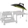 MATRIX FISHING Pro Bait Regenschirm - Black / Yellow - 75 x 75 cm