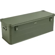 AluBox Aluminium 159 Liter Olivgrün abschließbar