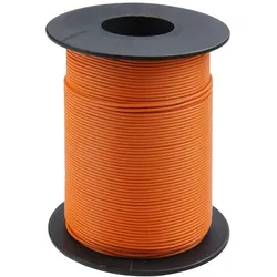 Donau Elektronik Donau Kupferschaltlitze 0,25 mm2 / 25m auf Spule orange, Kupfer