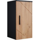 Vicco Hängeschrank Badschrank Irma Anthrazit Eiche modern 30x59 cm Badezimmer Schrank Badmöbel Schranktür Schrankfach Einlegeboden Ablagefach Aufbewahrung