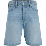 Jack & Jones PlusSize Shorts "JJITONY JJORIGINAL SHORTS AKM 111 PLS", Herren, Gr. 44 (5XL), N-Gr, light blau denim, Web, Obermaterial: 100% Baumwolle, JACK & JONES PLUSSIZE, Abriebeffekte, relaxed fit knielang, Hosen Shorts