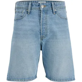 Jack & Jones PlusSize Shorts "JJITONY JJORIGINAL SHORTS AKM 111 PLS", Herren, Gr. 44 (5XL), N-Gr, light blau denim, Web, Obermaterial: 100% Baumwolle, JACK & JONES PLUSSIZE, Abriebeffekte, relaxed fit knielang, Hosen Shorts