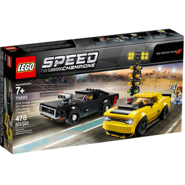 Lego Speed Champions 2018 Dodge Challenger SRT Demon und 1970 Dodge Charger R/T 75893