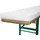 Beautissu Sitzpolster 220 x 25 x 4 cm weiß 2-tlg.