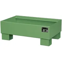 Bauer Südlohn Auffangwanne AW 60-1, lackiert, Resedagrün