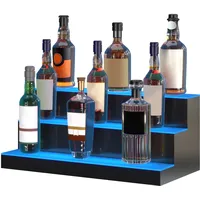 Vevor Barregal Weinregal, LED-beleuchtetes Hausbarregal mit RF-Fernbedienung und App-Steuerung,