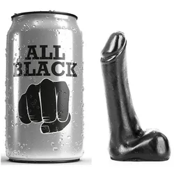 Realistischer dildo schwarz 9cm