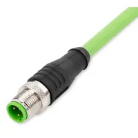 WAGO 756-1201/060-050 Sensor-/Aktor-Datensteckverbinder, konfektioniert M12 Stecker, gerade 5.00m Po