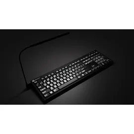 LogicKeyboard LKB-LPWB-BJPU-DE schwarz/weiß