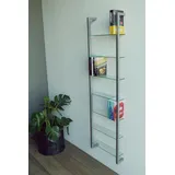 Spinder CUBIC Wandregal 46 x 13 x 167 cm Silber