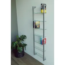 Spinder CUBIC Wandregal 46 x 13 x 167 cm Silber