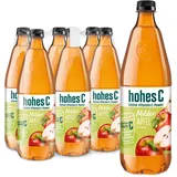 hohes C Milder Apfel (6 x 1l), 100% Saft, Apfelsaft, Vitamin C, ohne Zuckerzusatz laut Gesetz, weniger Säure, vegan, mit recyceltem PET