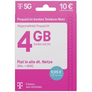 Telekom Magenta Mobil M Prepaid-Karte ohne Vertragsbindung