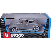 BBURAGO 18-12029G - Volkswagen Käfer (1955) grau 1:18