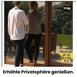 Marapon Spiegelfolie Braun statisch haftend 0,75x2 m Fensterfolie Sichtschutz / Braun