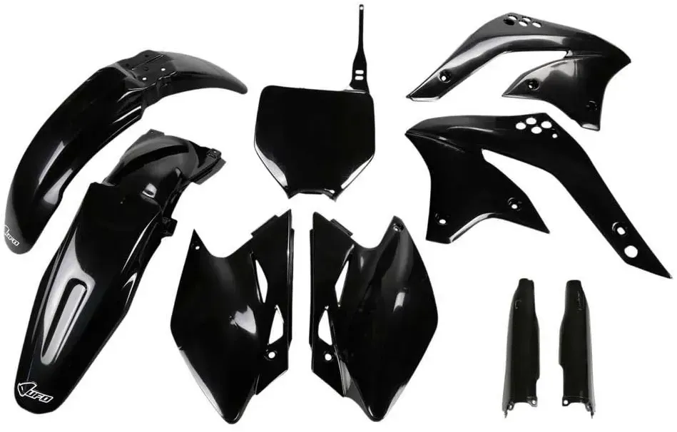 Ufo Kawasaki Kxf 450 2006-2006 Kakit205f-001 Fork Protectors & Plastikbausatz - Black - One Size