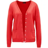 GOLDNER Uni Merino-Cardigan Rot 25