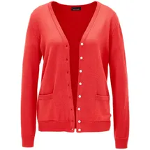 GOLDNER Uni Merino-Cardigan Rot 25