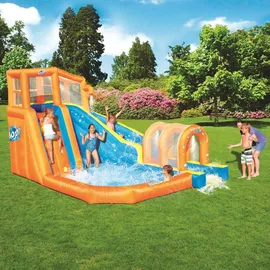 BESTWAY H2OGO! Hurricane Wasserpark mit Dauergebläse 420 x 320 x 260 cm