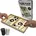 Tischfussball Slingpuckspiel Tisch Brettspiel Hochwertiges Spiel für Zuhause Büro Brett Spiel Kinder Erwachsene Schwarz/Weiß