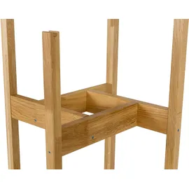 Andas Garderobenständer andas Eiche Braun