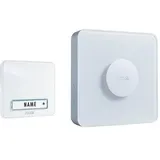 m-e ME BELL 241SET - Funk-Türglocke mit optischer Klingelanzeige