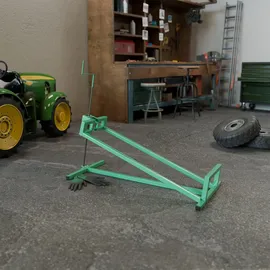 Juskys Rasentraktorheber bis 400 kg - Grün