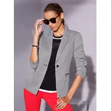 CREATION L Blazer in ecru-schwarz-gemustert | Gr.: 38