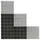 Prosperplast Easy Square 40 x 40 x 2 cm Schwarz