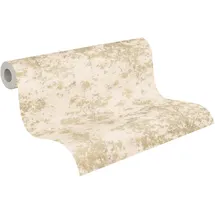Livingwalls Vliestapete Vibes & Styles Astrid 10 m x 0,32 m 1 St Creme/Weiß 792002