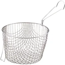 KitchenCraft Extra Frittierkorb, Edelstahl, 19 cm (für 20 cm Große Pfannen)