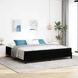 vidaXL Boxspringbett 200 x 200 cm Schwarz