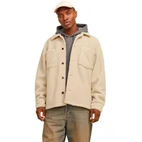 JACK & JONES Newton Teddy Überhemd Moonbeam XL