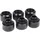 Alphacool Eiszapfen 16mm HardTube Anschraubtülle G1/4 - Deep Black Sixpack, Wasserkühlung Anschluss, Schwarz