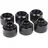 Alphacool Eiszapfen 16mm HardTube Anschraubtülle G1/4 - Deep Black Sixpack, Wasserkühlung Anschluss, Schwarz