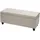 berlinlodge Sitzbank Lars Kunstleder Creme 114 x 45 x 45 cm