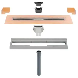 Schlüter Systems KERDI LINE A Set Duschrinne Edelstahl