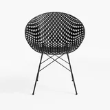 Kartell Smatrik Outdoor Stuhl schwarz