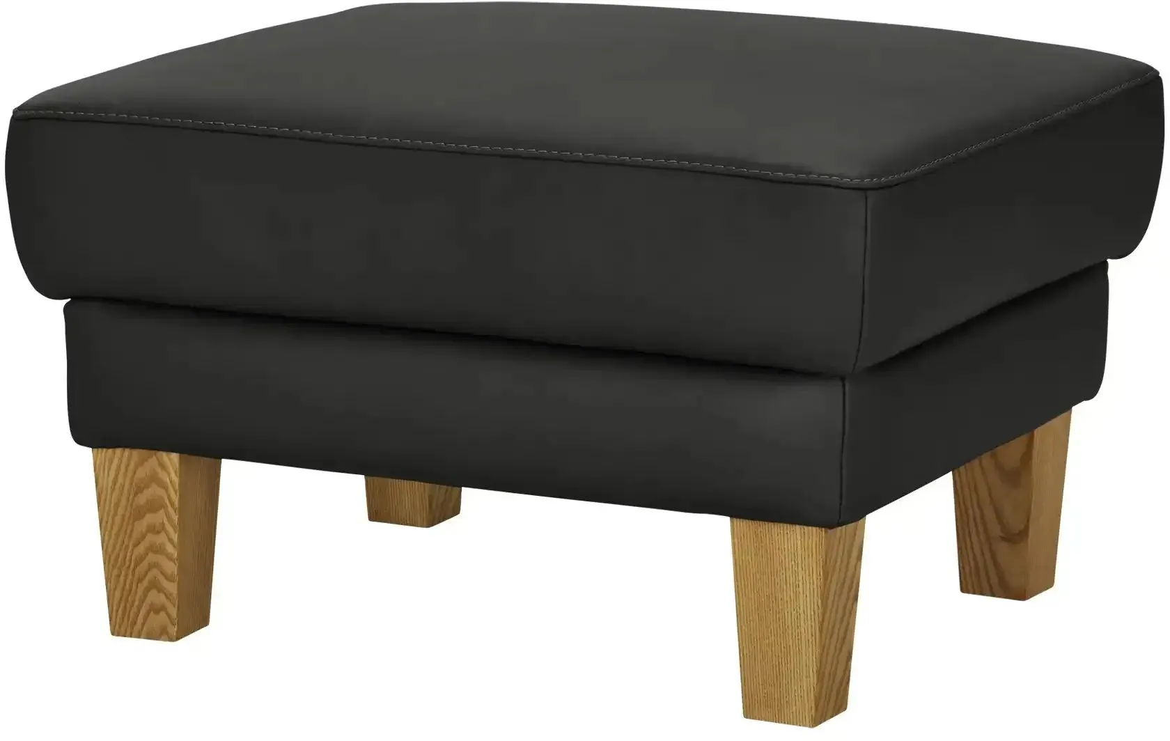 Ravensberger Werkstätten Hocker Leder RW-Select , schwarz , Maße (cm): B: 59 H: 44 T: 69.0