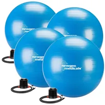 Newgen Medicals Gymnastikball Blau 65 cm